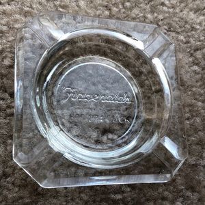 Vintage Fitzgeralds Casino Hotel Downtown Las Vegas NV Clear Glass Ashtray